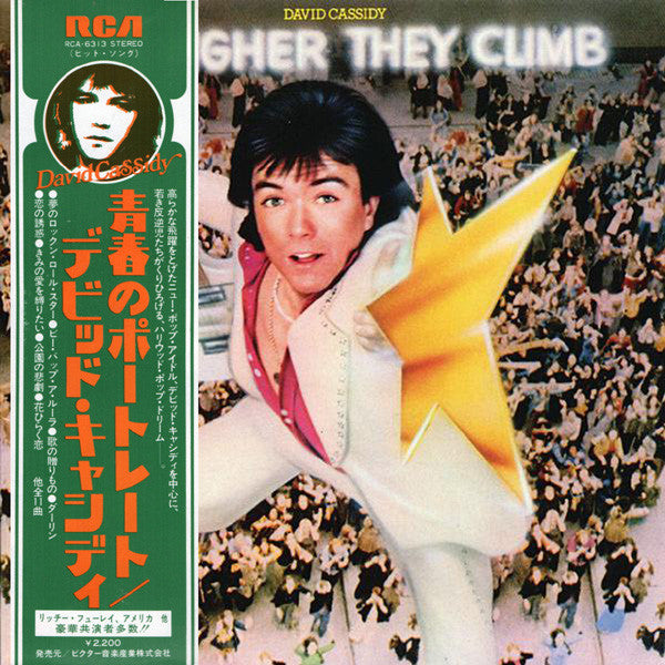 David Cassidy - The Higher They Climb -  The Harder They Fall (Vinyl, LP, Album) Very Good Plus (VG+) / Near Mint (NM or M-)