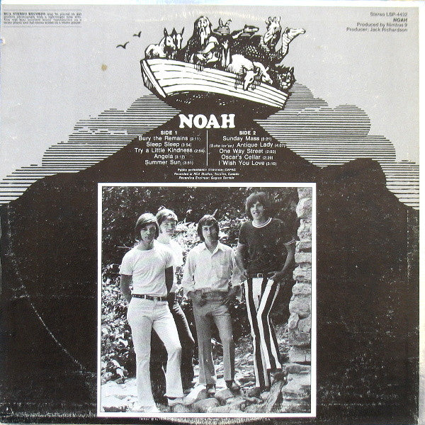 Noah (19) - Noah (Vinyl, LP, Album, Stereo) Near Mint (NM or M-) / Very Good (VG)
