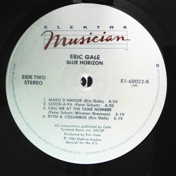 Eric Gale - Blue Horizon (Vinyl, LP) Very Good Plus (VG+) / Very Good (VG)