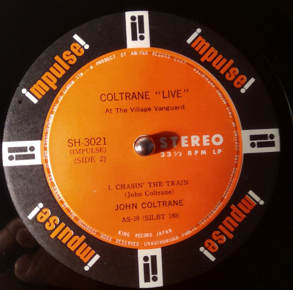 John Coltrane - "Live" At The Village Vanguard (Vinyl, LP, Album, R...