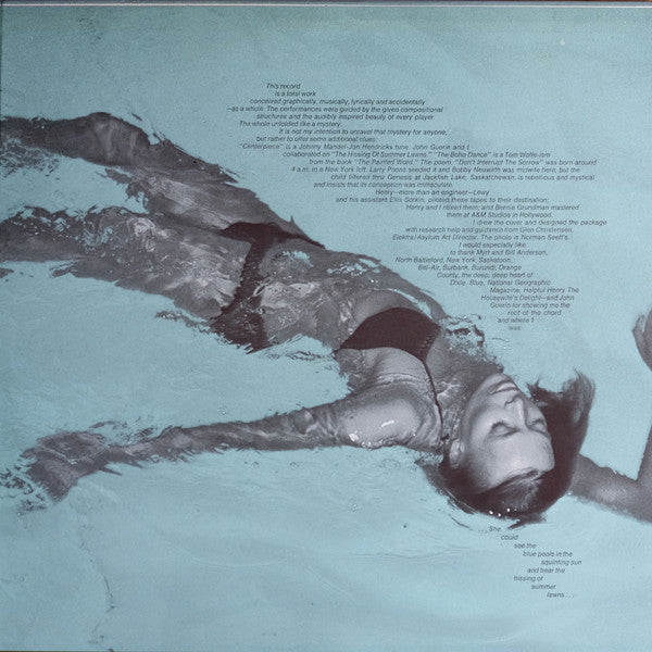 Joni Mitchell - The Hissing Of Summer Lawns (Vinyl, LP, Album, Stereo) Very Good Plus (VG+) / Very Good Plus (VG+)