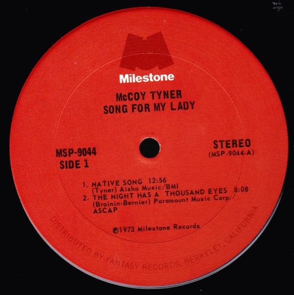 McCoy Tyner - Song For My Lady (Vinyl, LP, Album) Very Good Plus (VG+) / Near Mint (NM or M-)