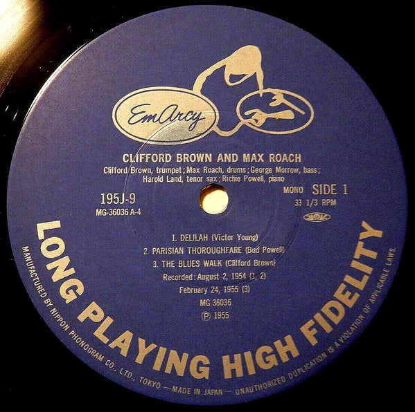 Clifford Brown And Max Roach - Clifford Brown And Max Roach (Vinyl,...
