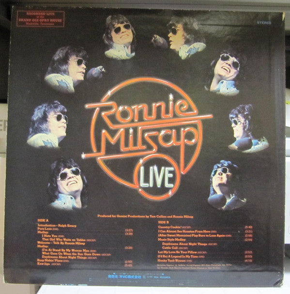Ronnie Milsap - Live (Vinyl, LP, Album) Very Good (VG) / Very Good Plus (VG+)