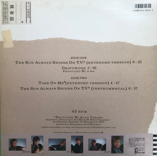 a-ha - 45 R.P.M. Club (Vinyl, 12", 45 RPM, Mini-Album, EP, Compilation, Promo, Stereo) Near Mint (NM or M-) / Very Good (VG)