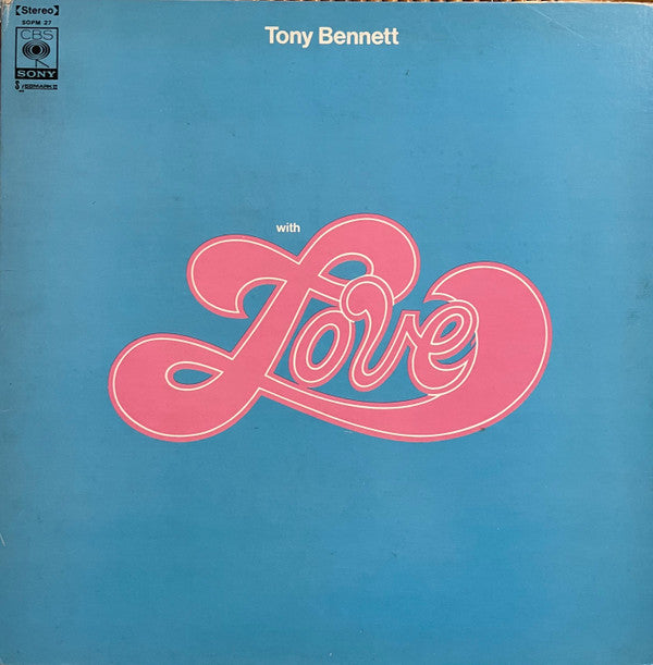 Tony Bennett - With Love (Vinyl, LP, Stereo) Very Good Plus (VG+) / Very Good Plus (VG+)