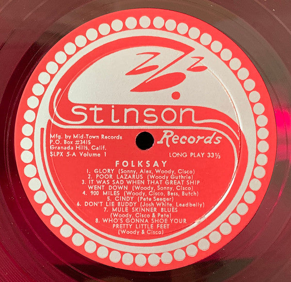 Various - American Folksay Ballads And Dances Volumes I & II (Vinyl, LP, Compilation, Mono) Good Plus (G+) / Good Plus (G+)