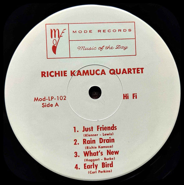 The Richie Kamuca Quartet - Richie Kamuca Quartet (Vinyl, LP, Album, Reissue, Mono) Very Good Plus (VG+) / Very Good Plus (VG+)
