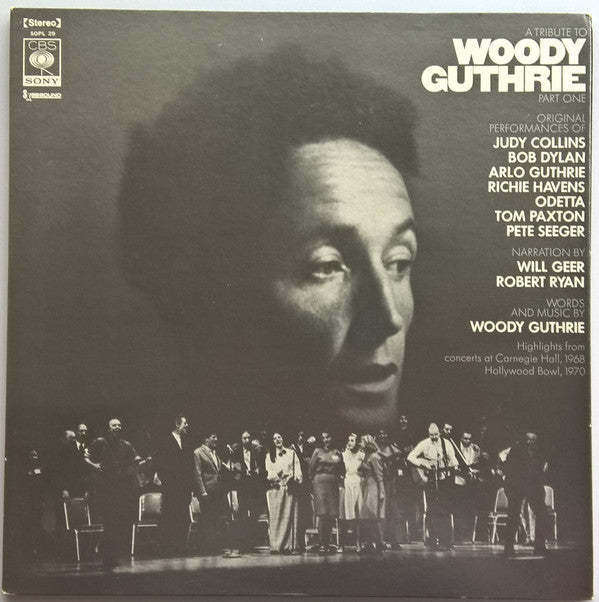 Various - A Tribute To Woody Guthrie Part One (Vinyl, LP, Album) Very Good Plus (VG+) / Good Plus (G+)