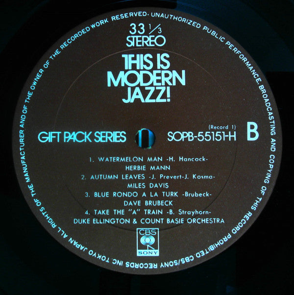 Various - This Is Modern Jazz! (2xVinyl, Box Set, LP, Compilation) Very Good (VG) / Good Plus (G+)