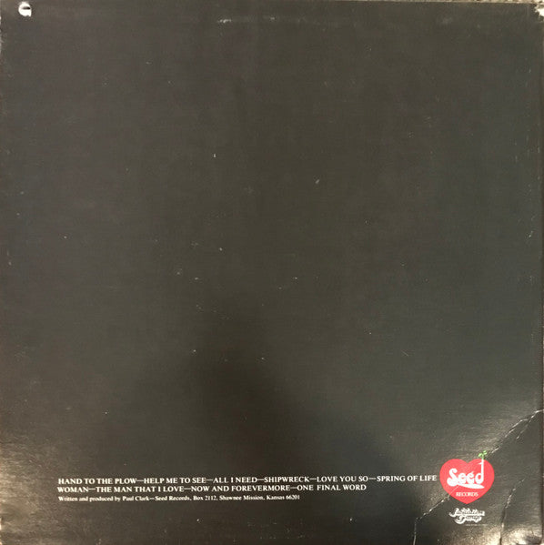 Paul Clark (5) - Hand To The Plow (Vinyl, LP, Album) Very Good Plus (VG+) / Very Good Plus (VG+)