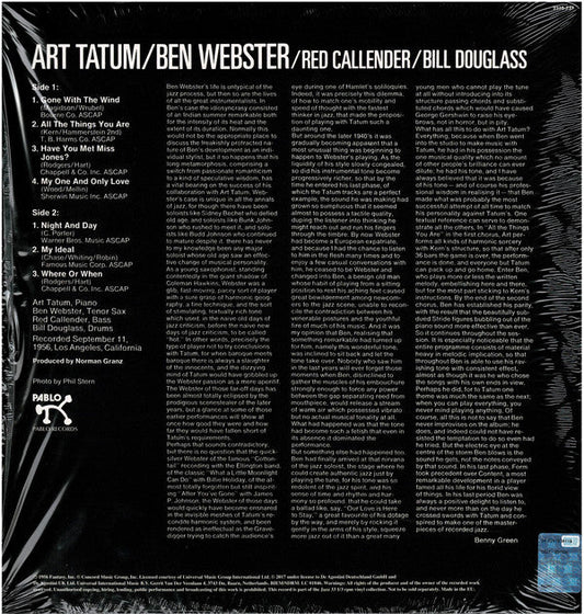 Art Tatum - The Tatum Group Masterpieces (Vinyl, LP, Album, Reissue) Very Good Plus (VG+) / Very Good Plus (VG+)