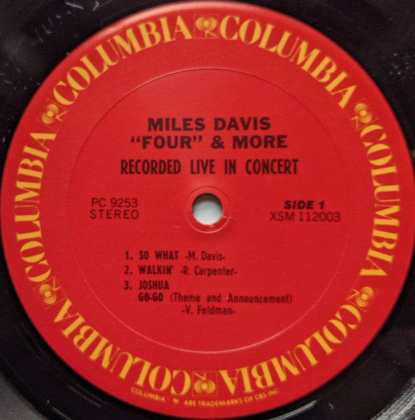 Miles Davis - 'Four' & More - Recorded Live In Concert (Vinyl, LP, ...