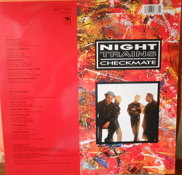 Night Trains - Checkmate (Vinyl, LP) Very Good (VG) / Very Good Plus (VG+)