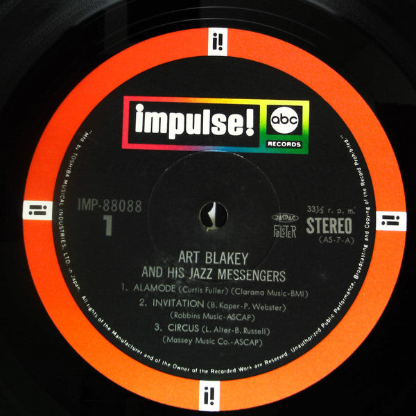 Art Blakey & The Jazz Messengers - Art Blakey And His Jazz Messengers (Vinyl, LP, Album, Reissue, Stereo) Very Good Plus (VG+) / Very Good (VG)