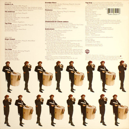 Chick Corea - Tap Step (Vinyl, LP, Album, Stereo) Good Plus (G+) / Good Plus (G+)