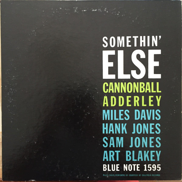 Cannonball Adderley - Somethin' Else (Vinyl, LP, Album, Reissue) Very Good (VG) / Very Good (VG)