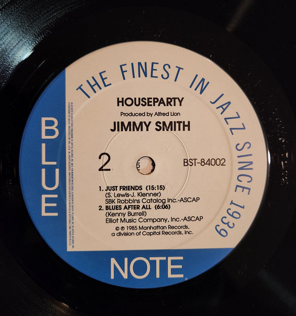 Jimmy Smith - House Party (Vinyl, LP, Album, Reissue, Remastered, Stereo) Very Good Plus (VG+) / Very Good (VG)