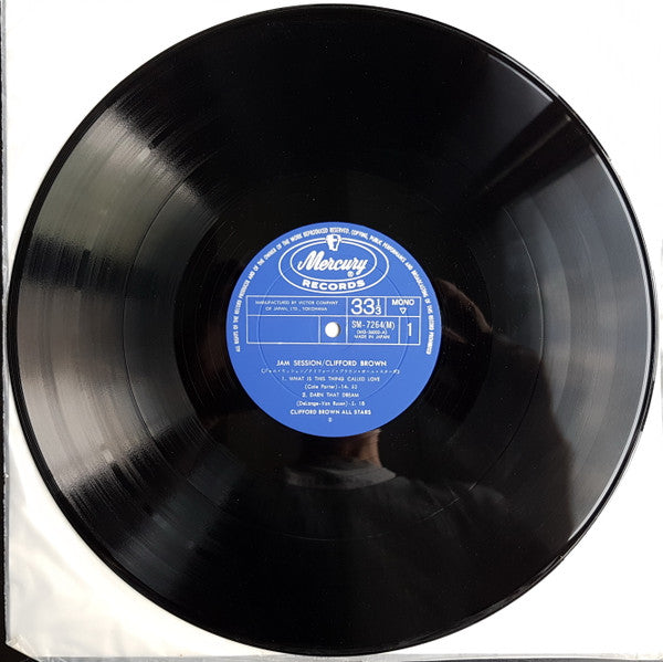 Clifford Brown - Jam Session (Vinyl, LP, Album, Reissue, Mono) Very Good Plus (VG+) / Very Good (VG)