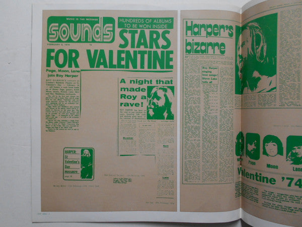 Roy Harper - Valentine (Vinyl, LP, Album, Promo) Near Mint (NM or M-) / Very Good Plus (VG+)