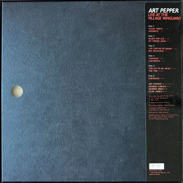 Art Pepper - Live At The Village Vanguard (Vinyl, Box Set, LP, Albu...