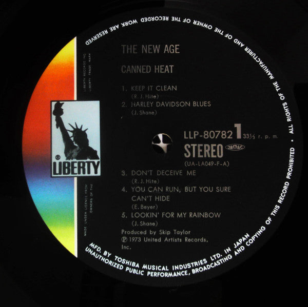 Canned Heat - The New Age (Vinyl, LP, Album) Very Good Plus (VG+) / Very Good Plus (VG+)