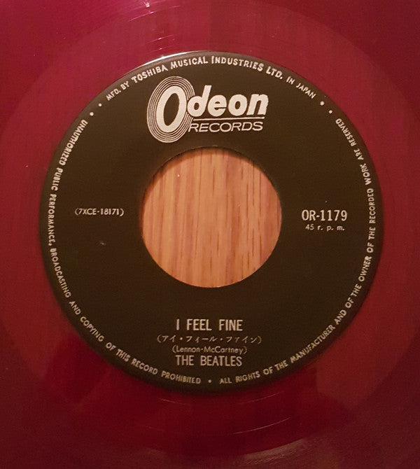 The Beatles - アイ・フィール・ファイン = I Feel Fine / シーズ・ア・ウーマン = She's A Woman (Vinyl, 7", 45 RPM, Single, Mono) Very Good (VG) / Very Good (VG)