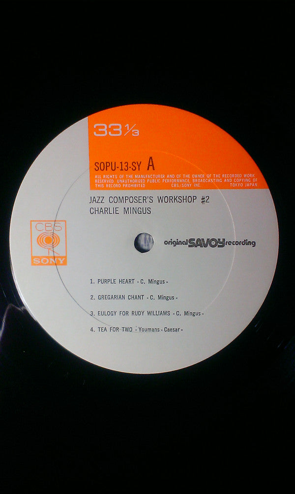 Charles Mingus - Jazz Composers Workshop No 2 (Vinyl, LP, Album, Reissue, Mono) Very Good (VG) / Very Good Plus (VG+)