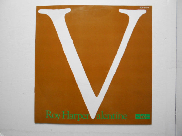Roy Harper - Valentine (Vinyl, LP, Album, Promo) Near Mint (NM or M-) / Very Good Plus (VG+)