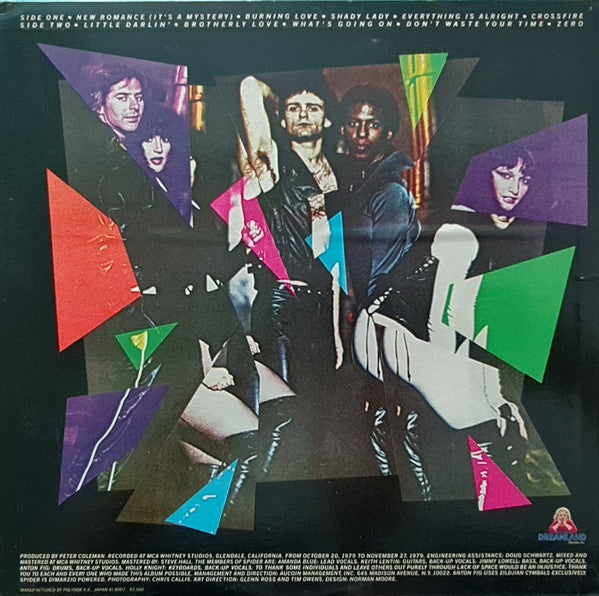 Spider (12) - Spider (Vinyl, LP, Album) Very Good (VG) / Very Good Plus (VG+)