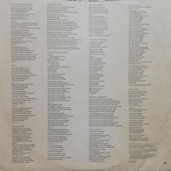 Danny O'Keefe - So Long Harry Truman (Vinyl, LP, Album) Very Good Plus (VG+) / Good Plus (G+)