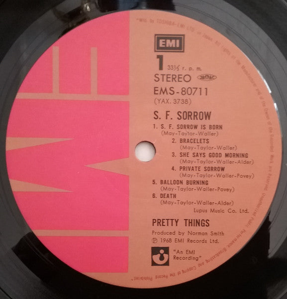 The Pretty Things - S. F. Sorrow (Vinyl, LP, Reissue) Near Mint (NM or M-) / Near Mint (NM or M-)
