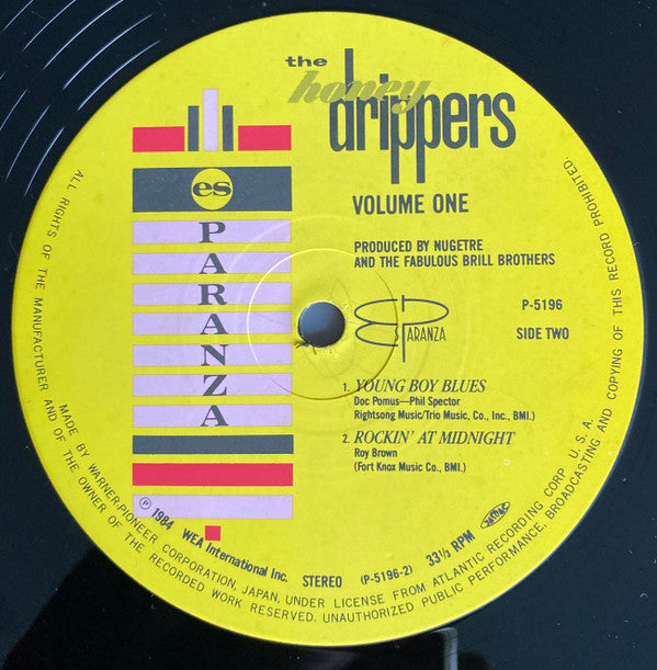 The Honeydrippers - Volume One (Vinyl, 12", Mini-Album, 33 ⅓ RPM)