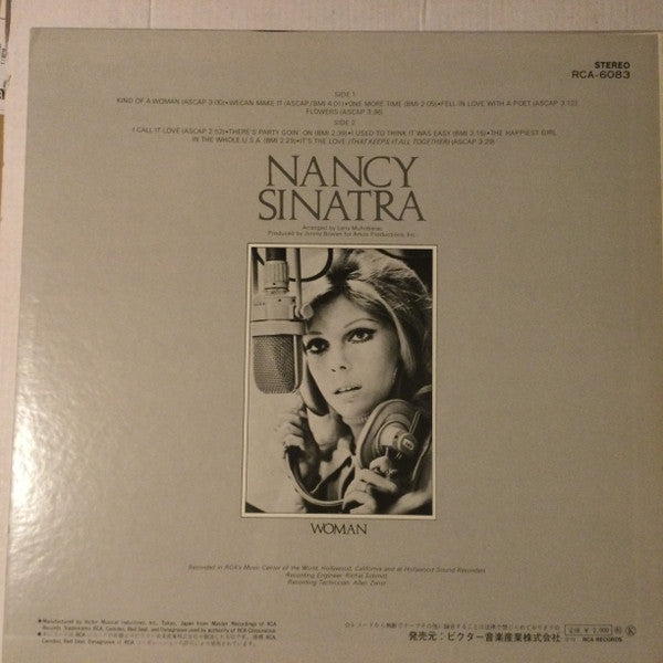 Nancy Sinatra - Woman (Vinyl, LP, Album) Very Good (VG) / Very Good (VG)