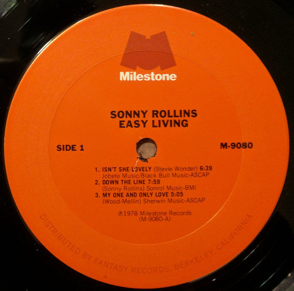 Sonny Rollins - Easy Living (Vinyl, LP, Album)