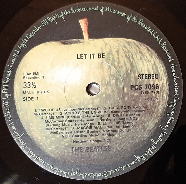 The Beatles - Let It Be (Vinyl, LP, Album, Reissue, Remastered) Very Good Plus (VG+) / Very Good Plus (VG+)