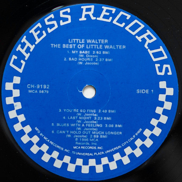 Little Walter - The Best Of Little Walter (Vinyl, LP, Album, Compilation, Reissue) Very Good (VG) / Very Good (VG)