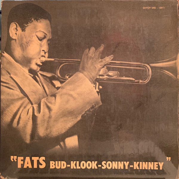 Fats Navarro - Fats-Bud-Klook-Sonny-Kinney (Vinyl, LP, Album, Mono) Very Good (VG) / Very Good (VG)