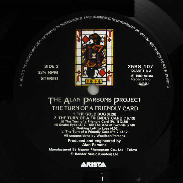 The Alan Parsons Project - The Turn Of A Friendly Card (Vinyl, LP, Album, Repress) Near Mint (NM or M-) / Very Good Plus (VG+)