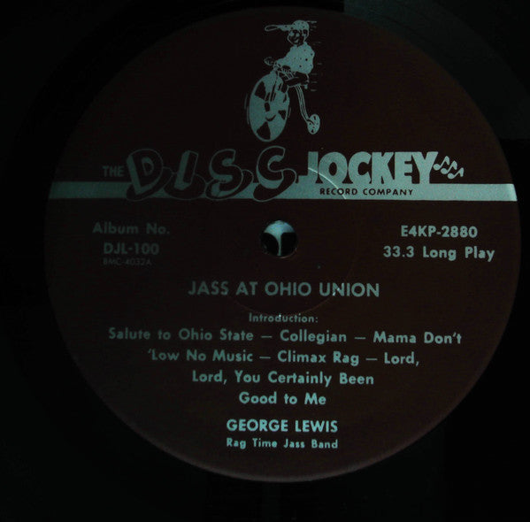 George Lewis' Ragtime Band - Jass At The Ohio Union (2xVinyl, LP) Near Mint (NM or M-) / Very Good Plus (VG+)