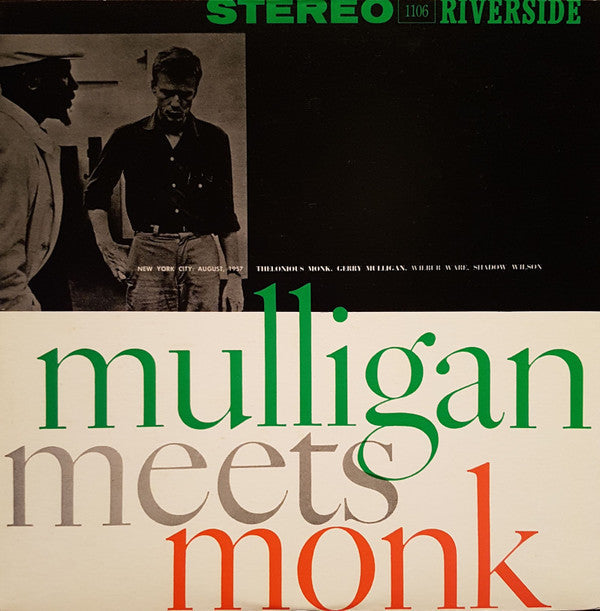 Thelonious Monk - Mulligan Meets Monk (Vinyl, LP, Album, Reissue, Stereo) Near Mint (NM or M-) / Very Good Plus (VG+)