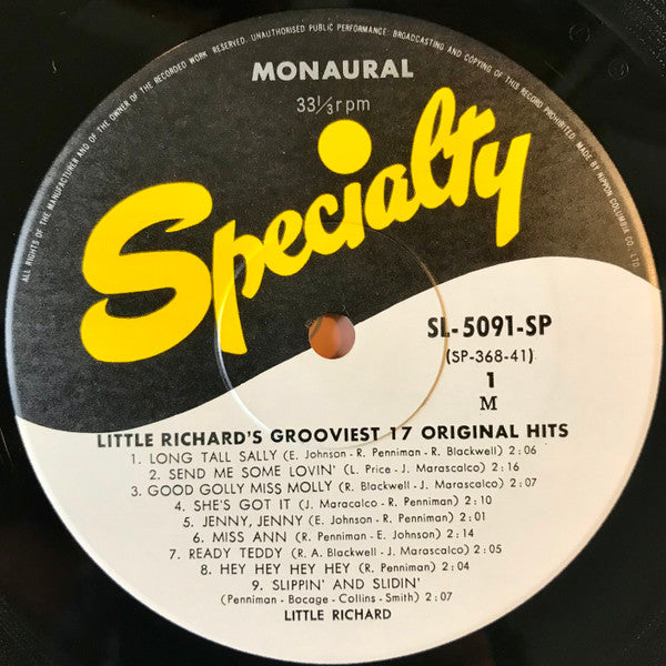 Little Richard - Little Richard's Grooviest 17 Original Hits! (Viny...
