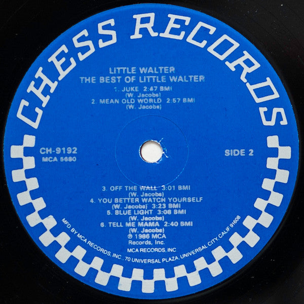 Little Walter - The Best Of Little Walter (Vinyl, LP, Album, Compilation, Reissue) Very Good (VG) / Very Good (VG)
