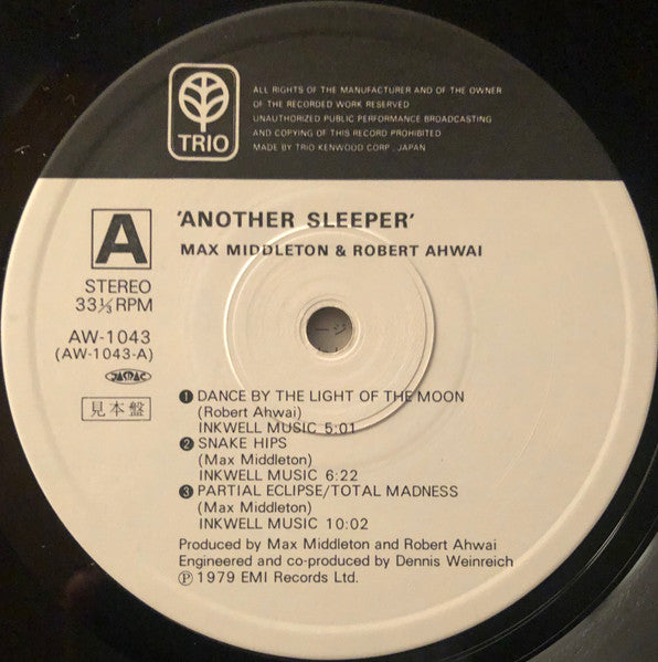 Max Middleton - Another Sleeper (Vinyl, LP, Album, Promo) Near Mint (NM or M-) / Very Good (VG)