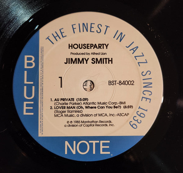 Jimmy Smith - House Party (Vinyl, LP, Album, Reissue, Remastered, Stereo) Very Good Plus (VG+) / Very Good (VG)