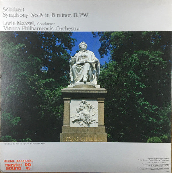Franz Schubert - Symphony No. 8 "Unfinished" (Vinyl, LP, 45 RPM, Stereo) Very Good Plus (VG+) / Very Good Plus (VG+)