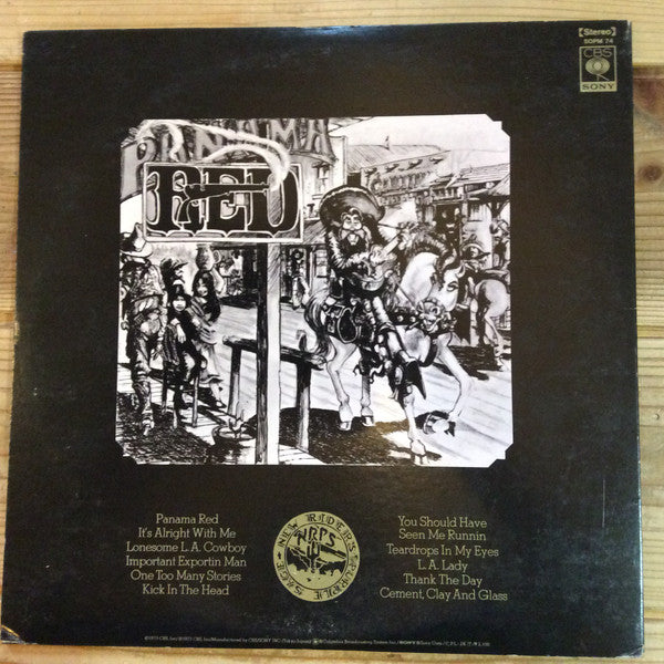 New Riders Of The Purple Sage - The Adventures Of Panama Red (Vinyl, LP, Album, Stereo) Very Good (VG) / Very Good (VG)