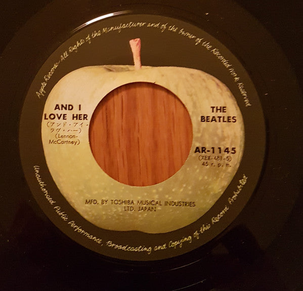The Beatles - And I Love Her / If I Fell (Vinyl, 7", 45 RPM, Single...