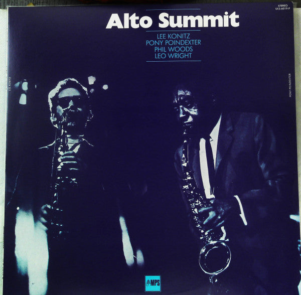 Lee Konitz - Alto Summit (Vinyl, LP, Album, Reissue, Stereo) Very Good Plus (VG+) / Very Good Plus (VG+)