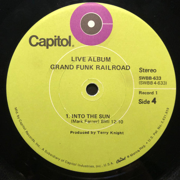 Grand Funk Railroad - Live Album (2xVinyl, LP, Album) Good Plus (G+) / Very Good (VG)